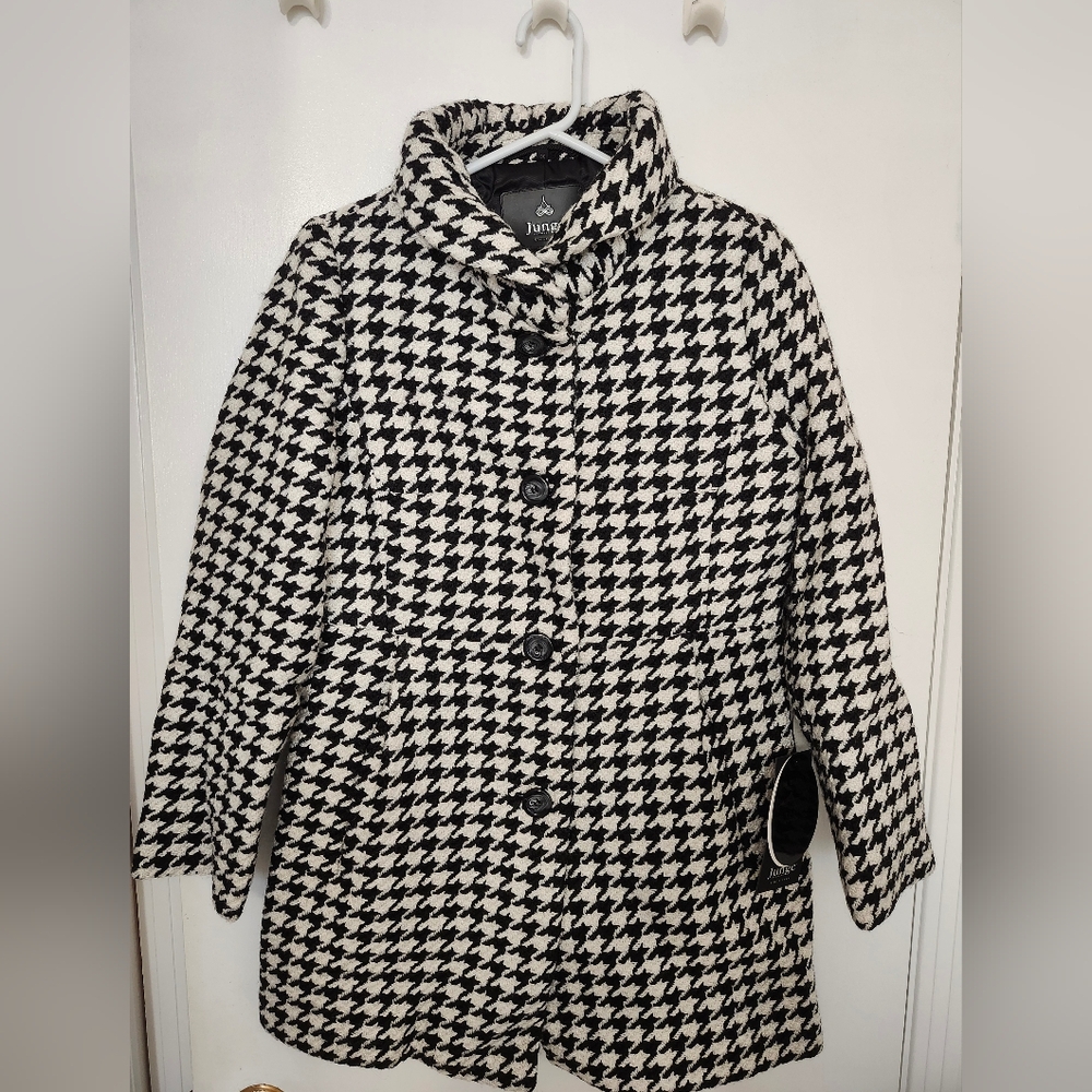NEW Junge houndstooth coat sz 6